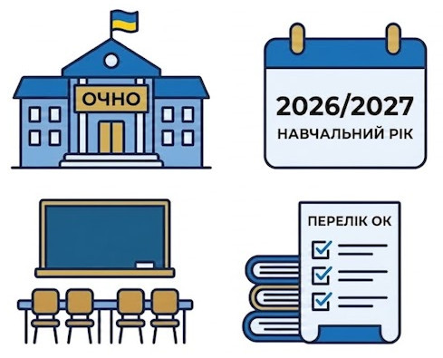 Опубліковано перелік ОК, що викладатимуться очно у 2026/2027 році