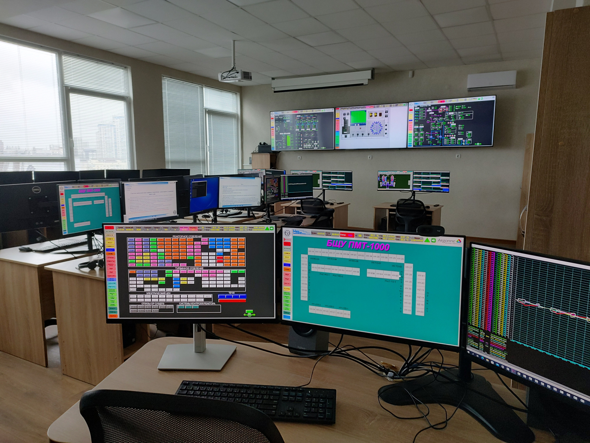 Training simulator at the Nuclear Power Plant Reliability and Safety Centre